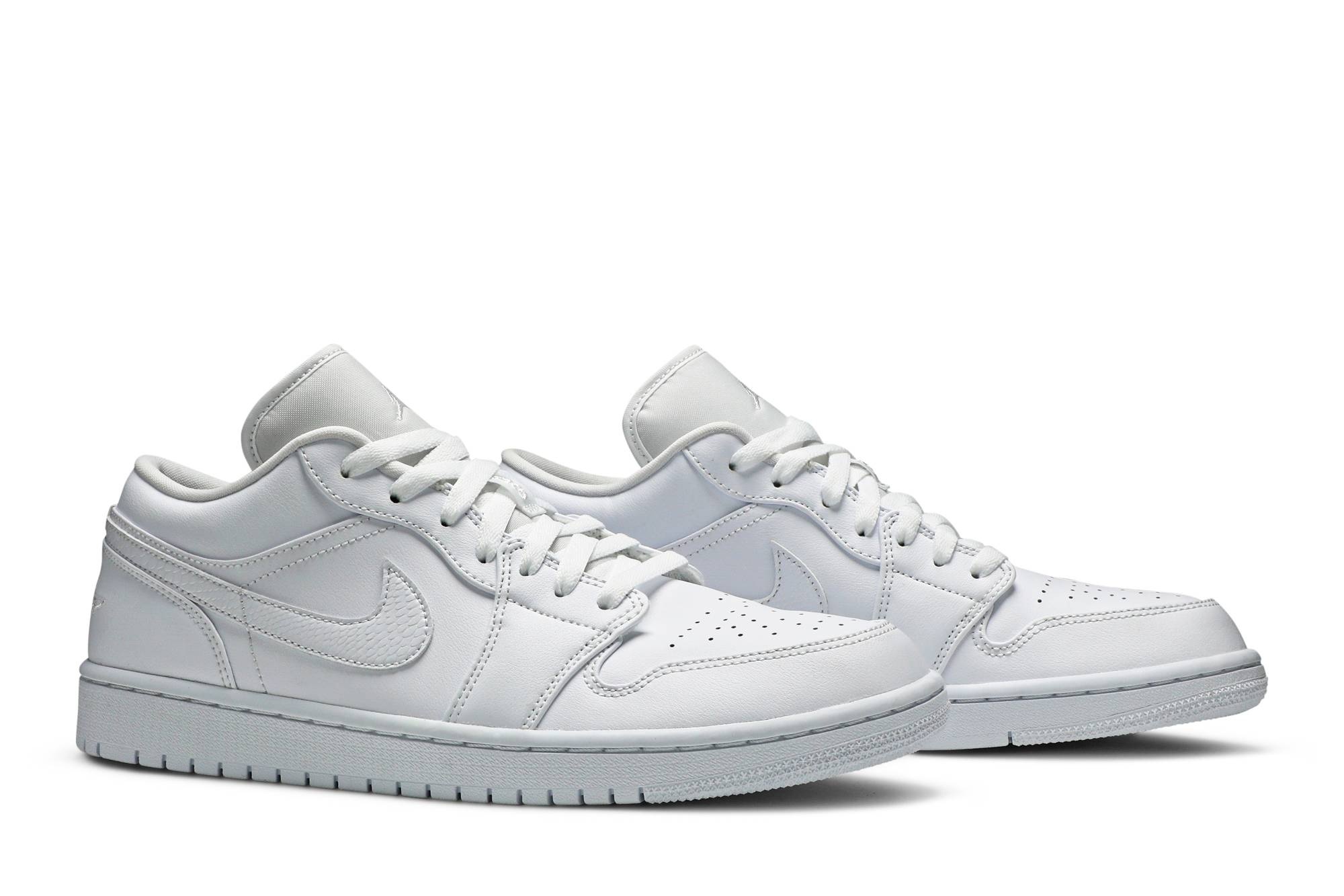 Wmns Air Jordan 1 Low 'Triple White' - 8