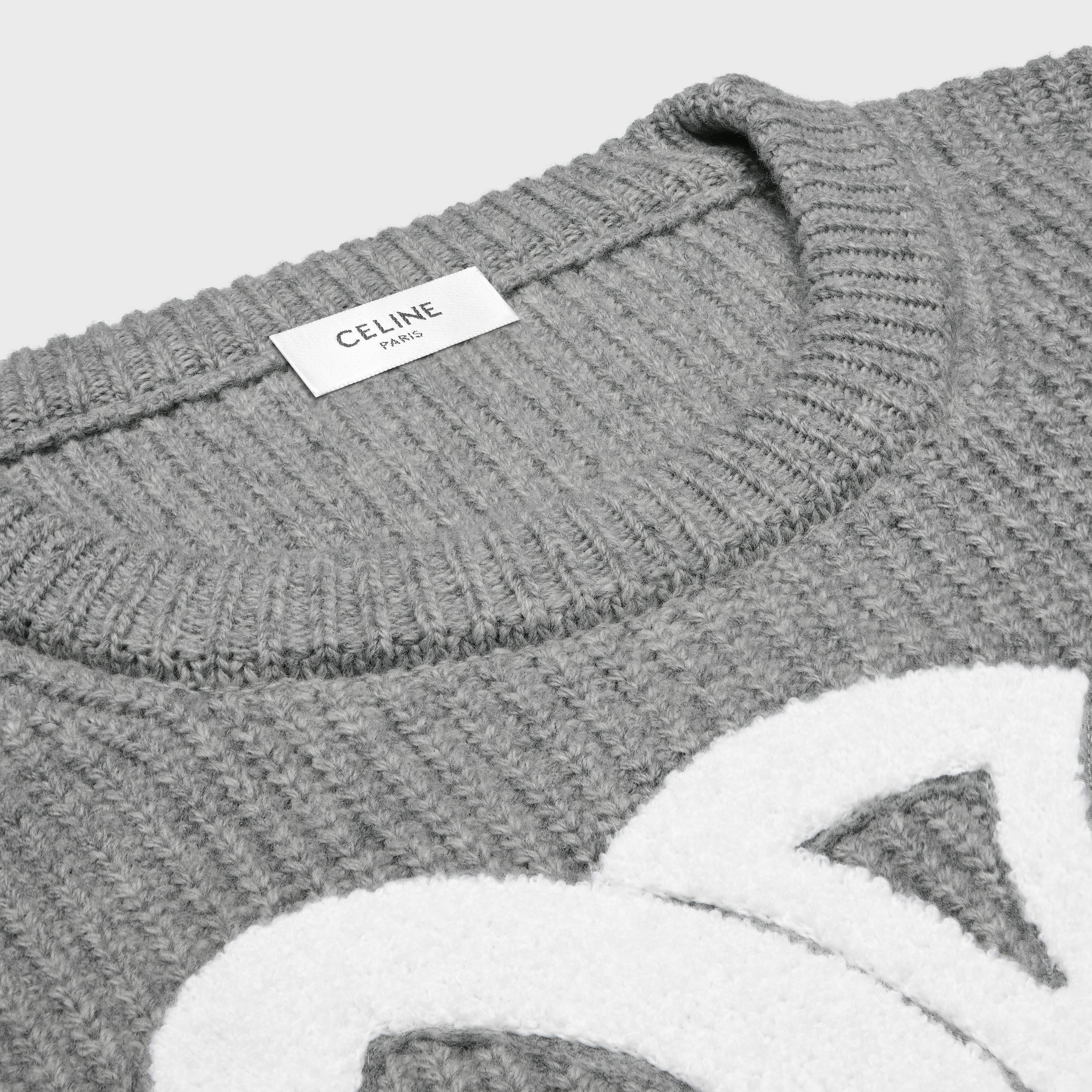 crew neck sweater IN ribbed wool - 3