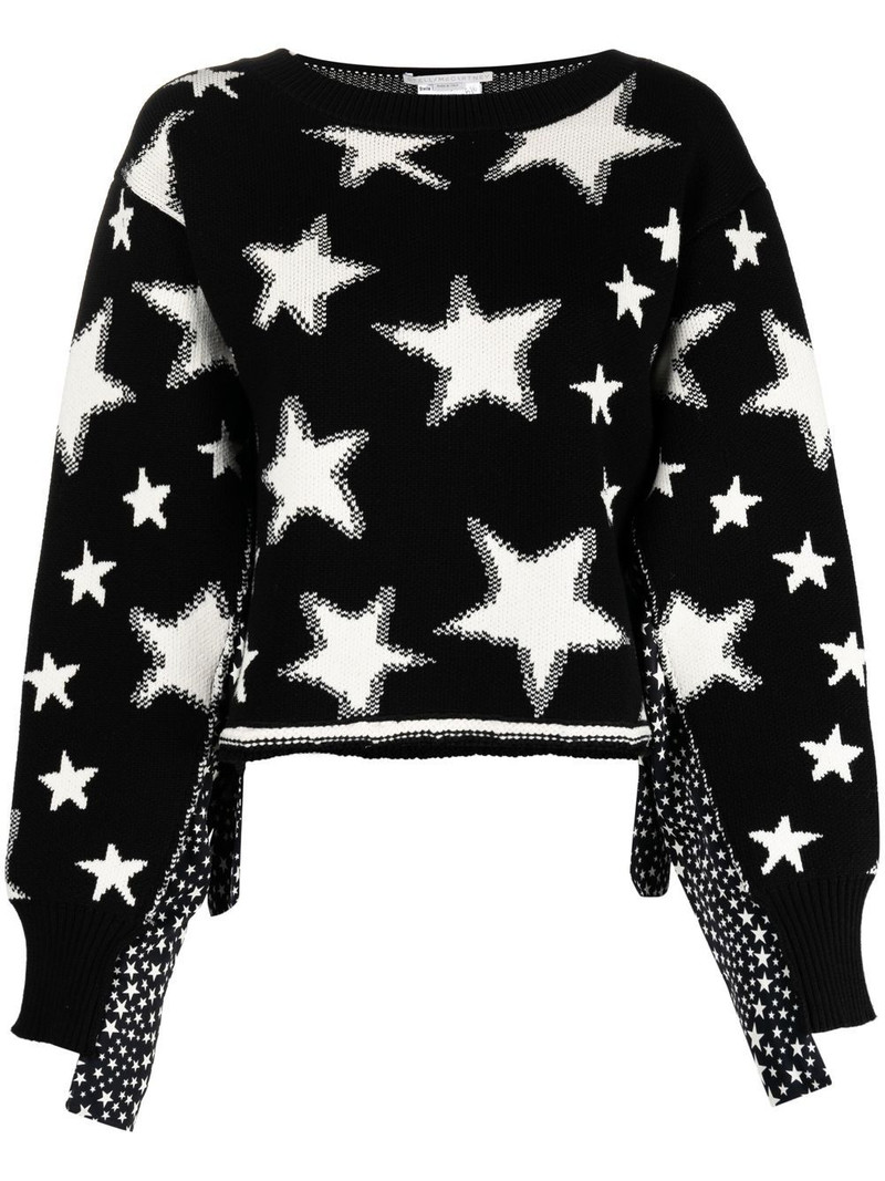 star-motif knitted jumper 1