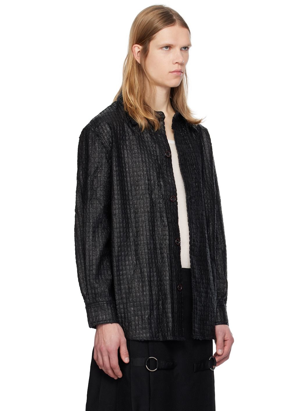 Black Gabriel Long Shirt - 2