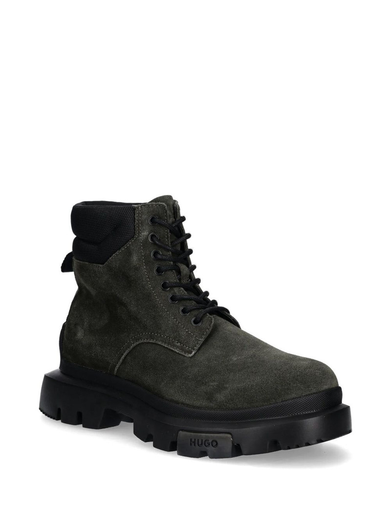 HUGO suede ankle boots outlook