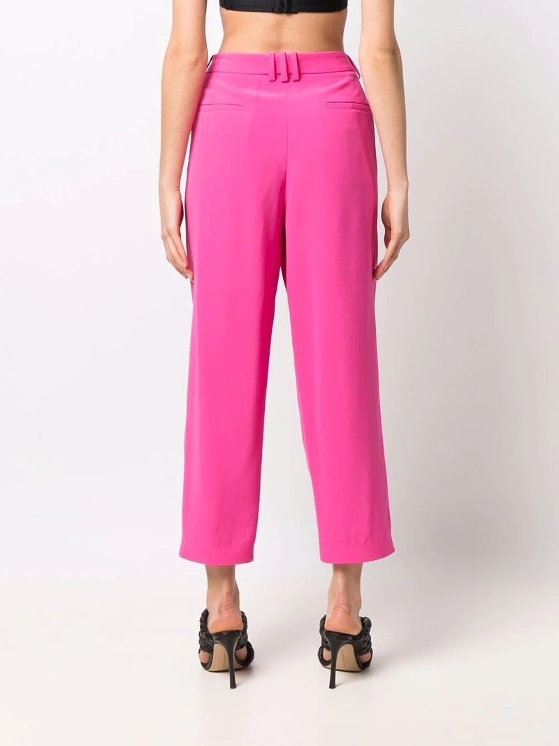 pleated high-waisted trousers 4