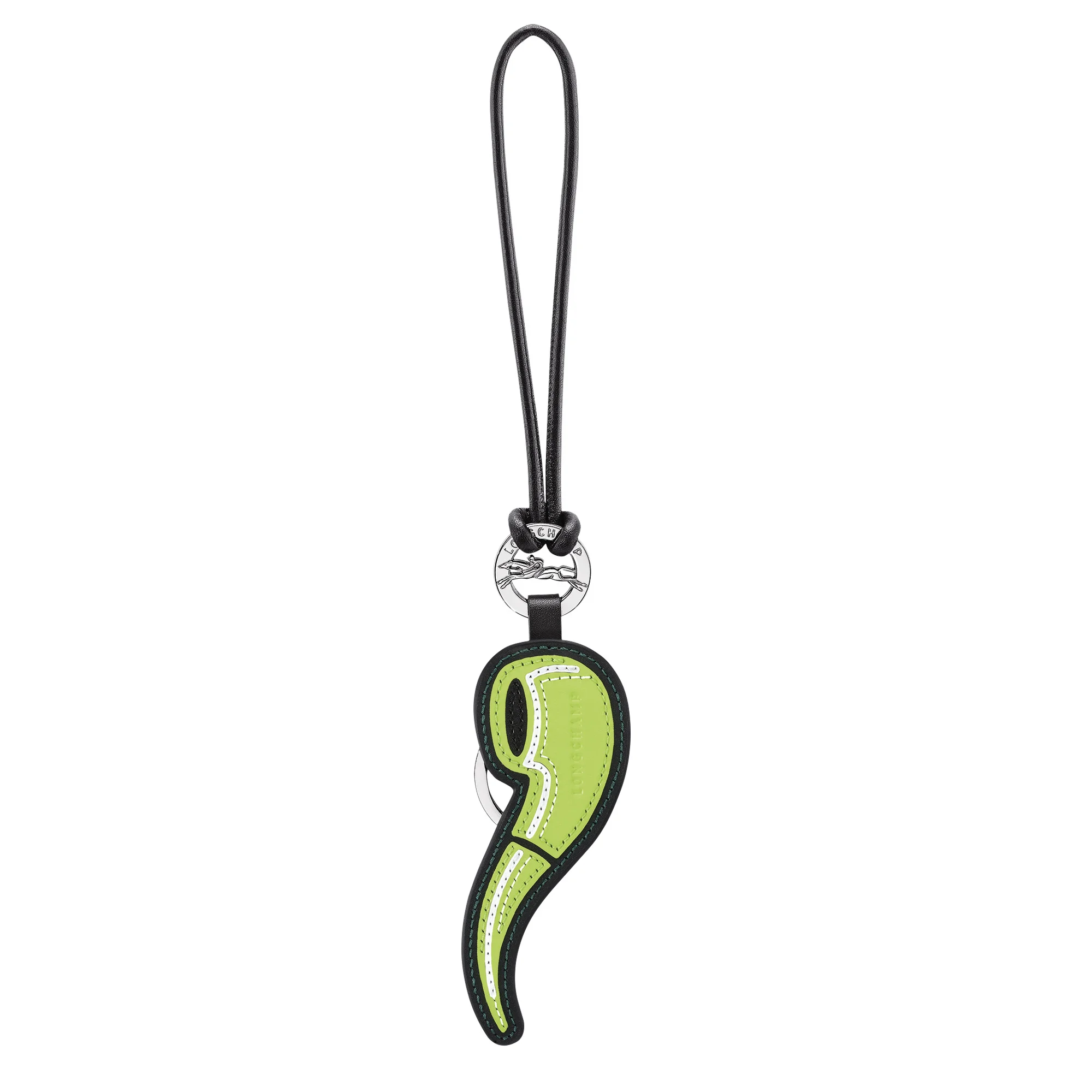 Key ring Green Light - Leather - 1