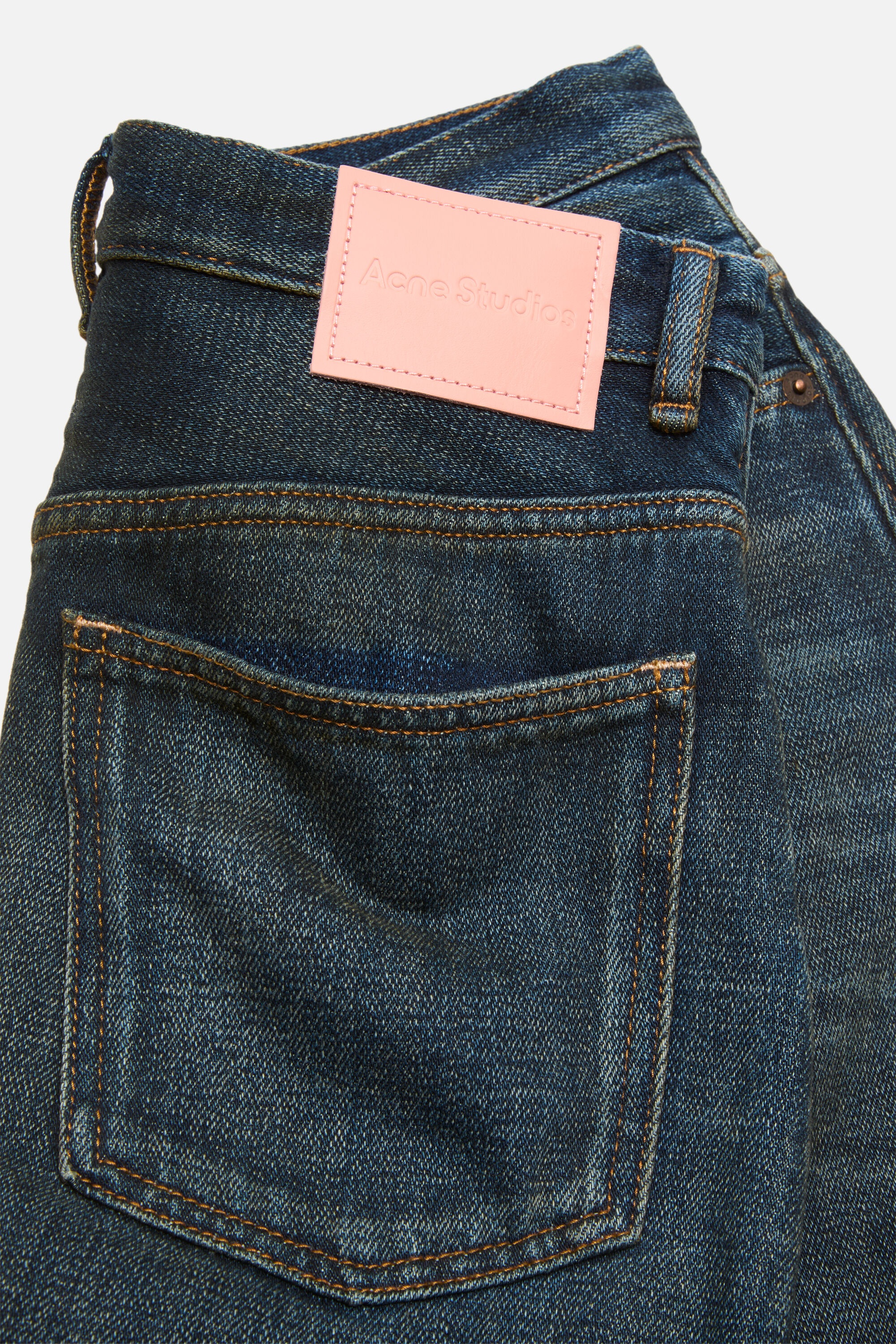 Ankle-length denim skirt - Dark Blue - 3
