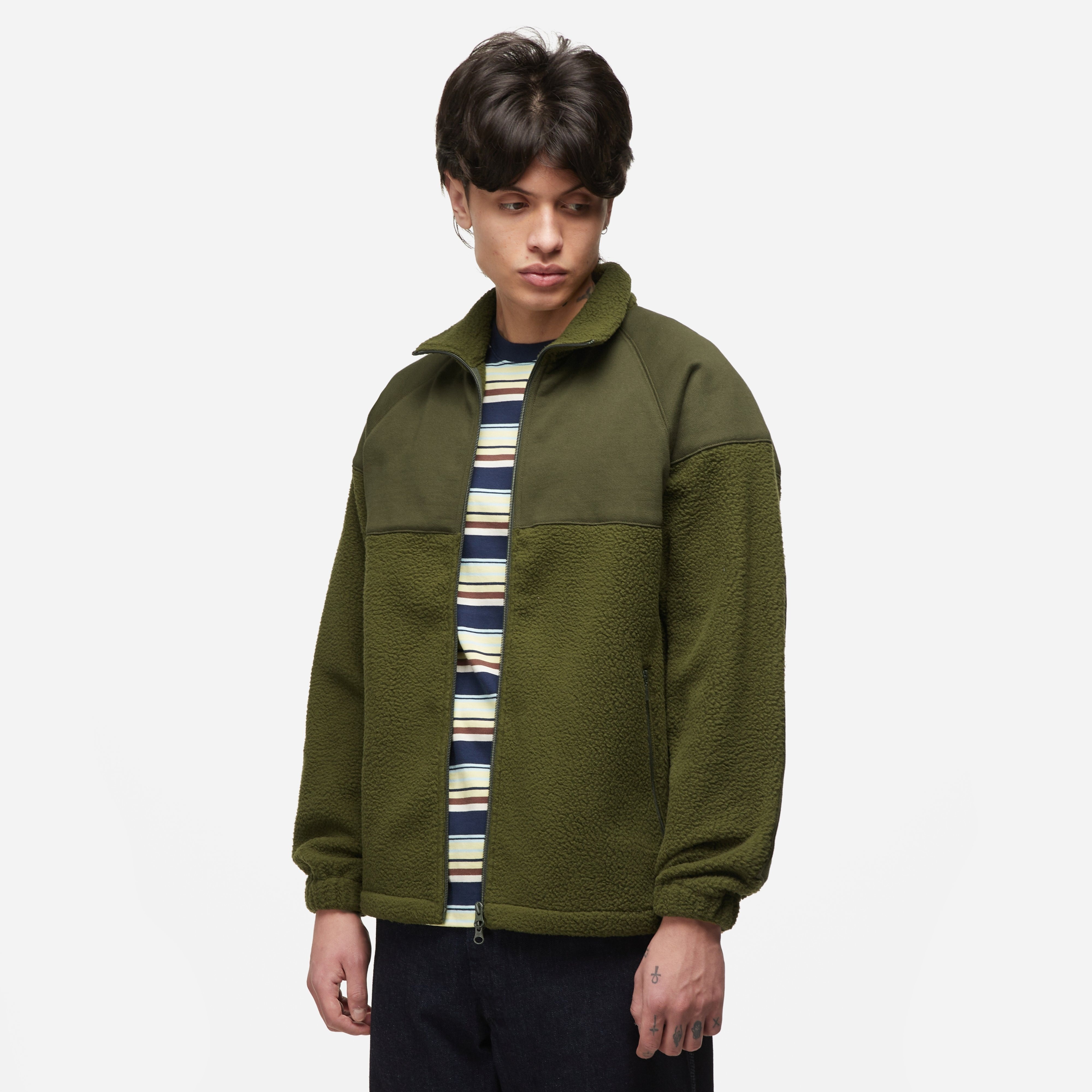 Beams Plus Fleece Military Zip Blouson