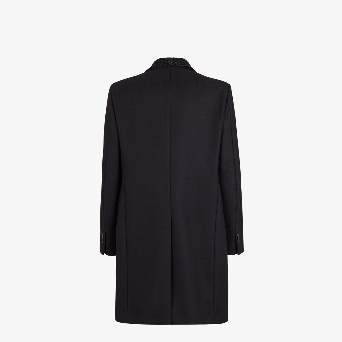 Black wool coat - 2