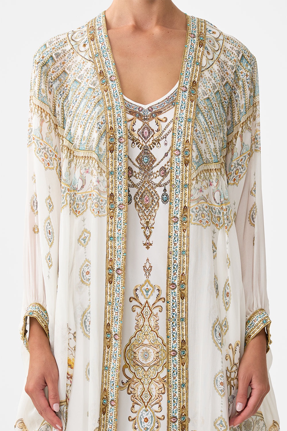 DRAMATIC SLEEVE COCOON LAYER - 5