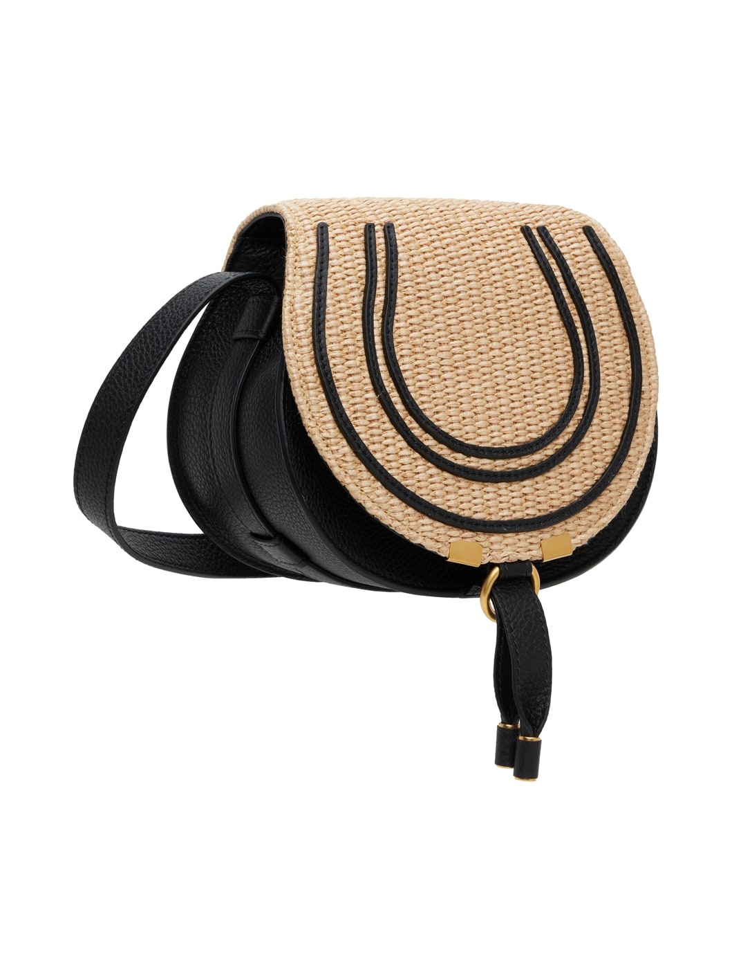 Black & Beige Marcie Bag - 2