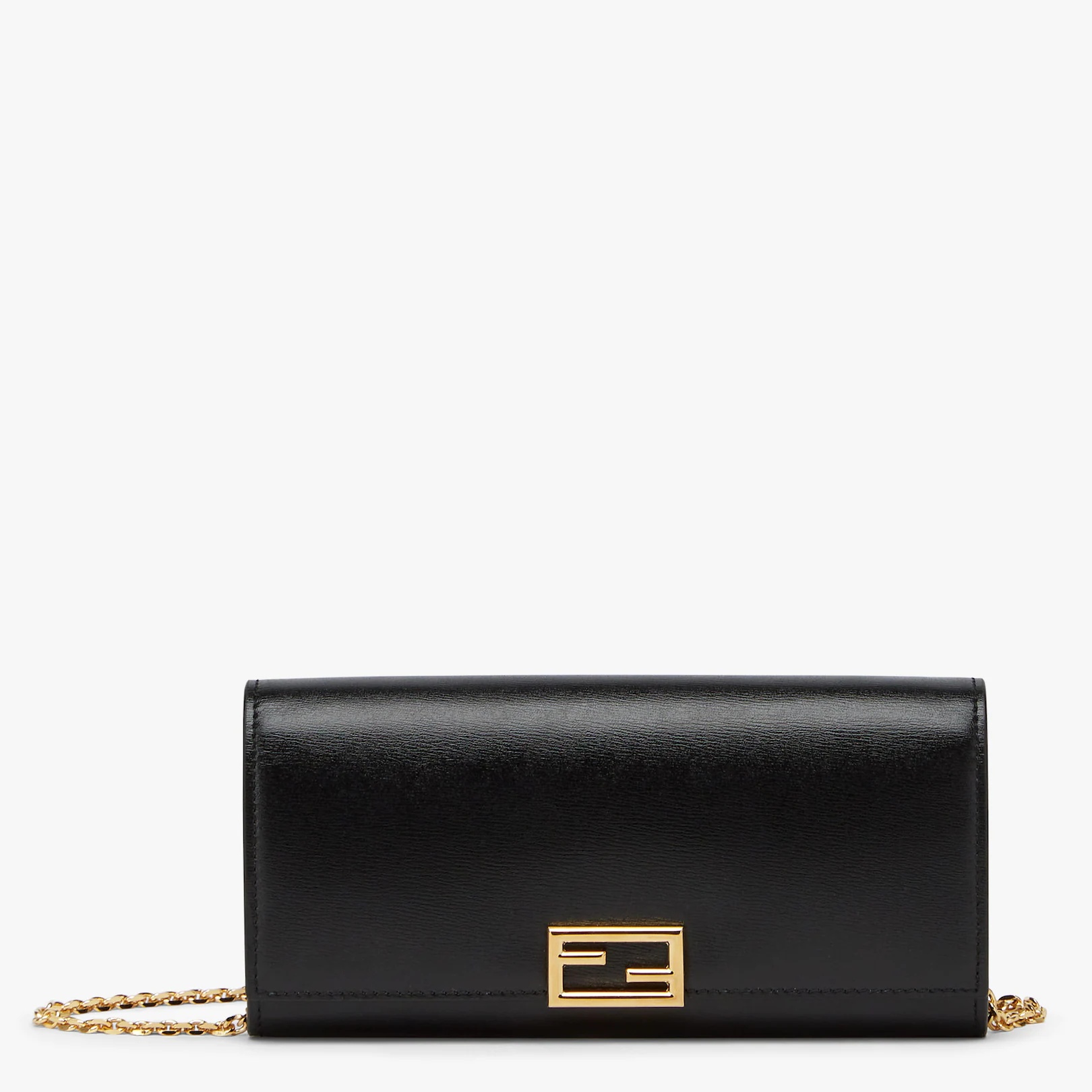 Black leather wallet - 1