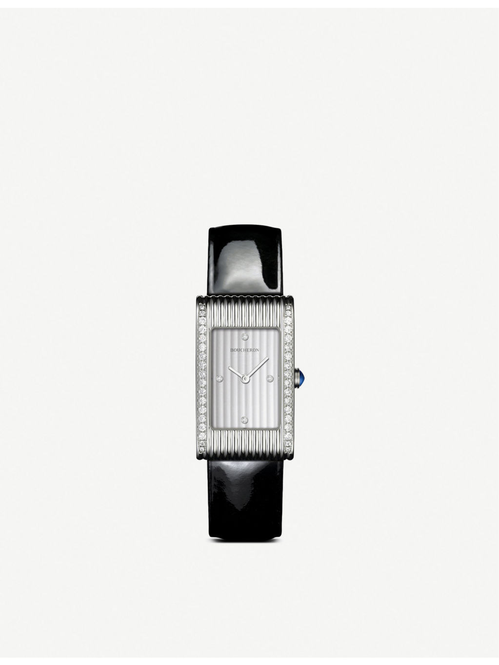 WA030405 Reflet medium stainless-steel, diamond and sapphire cabochon watch - 1