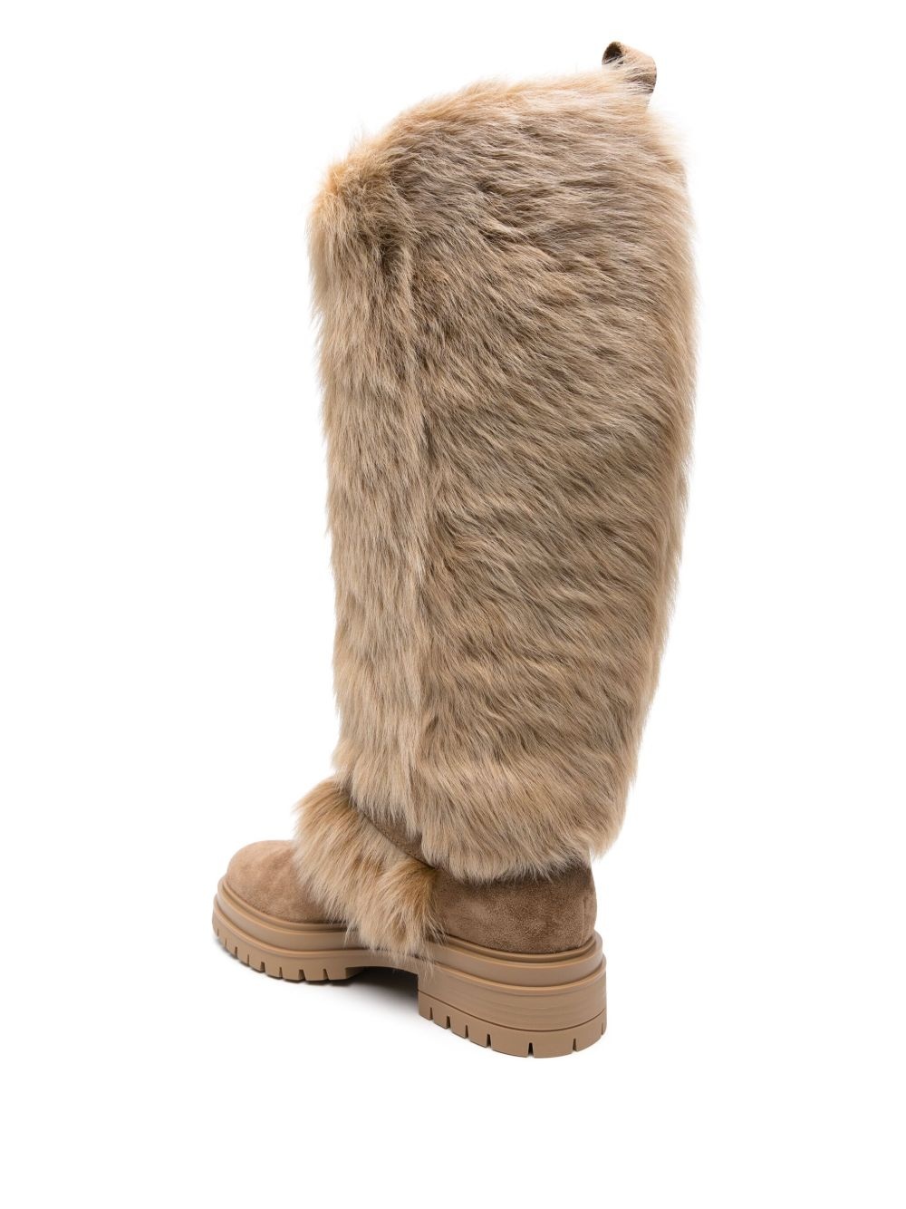 panelled-design boots - 3