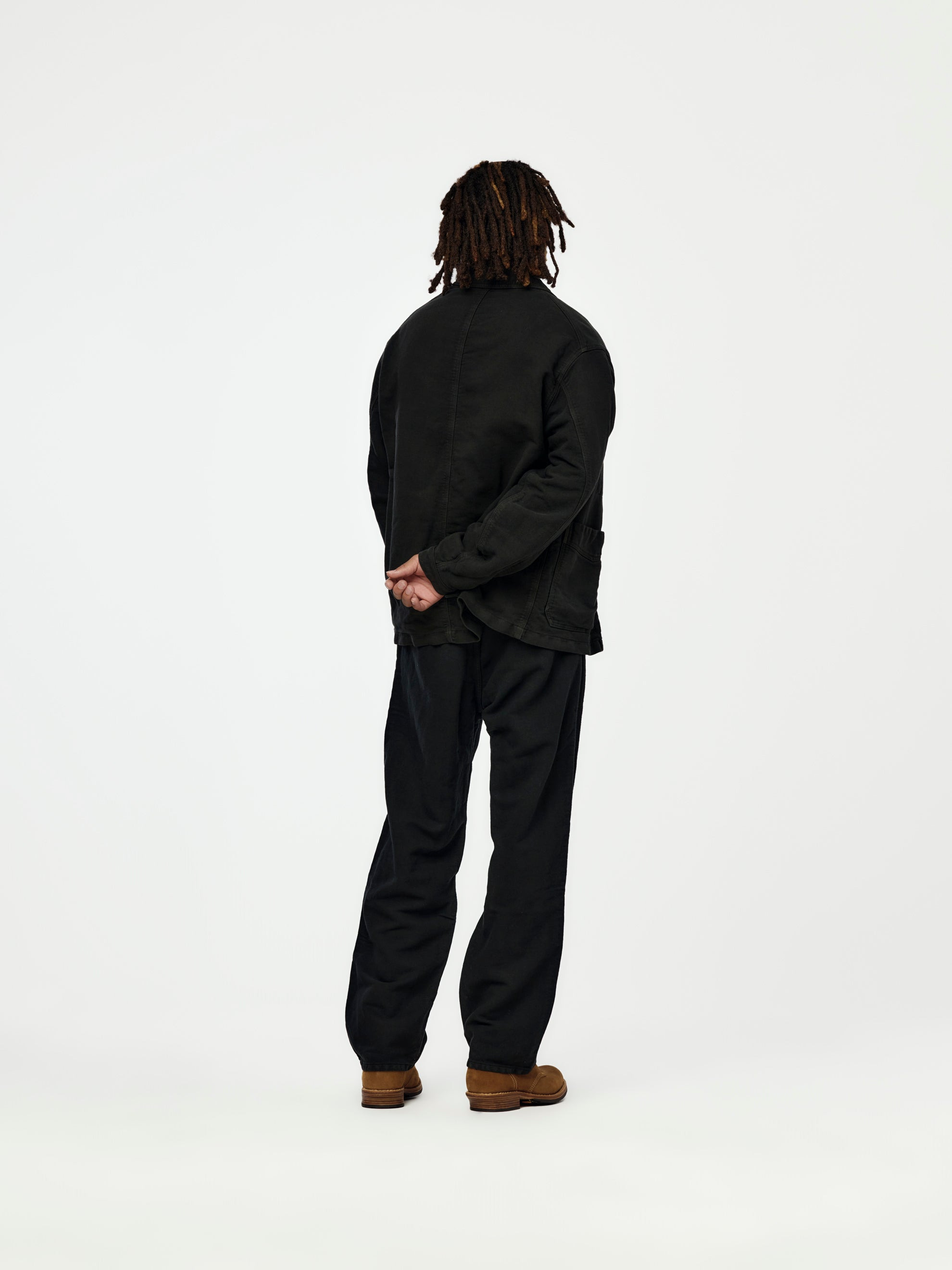 PASTORAL PANTS MOLESKIN (DMGD BLACK) - 5