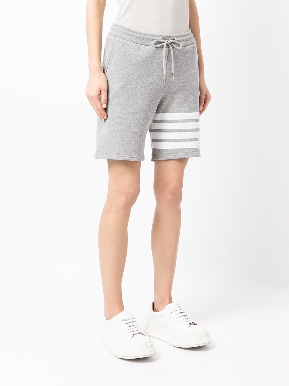 4-Bar stripe track shorts - 3