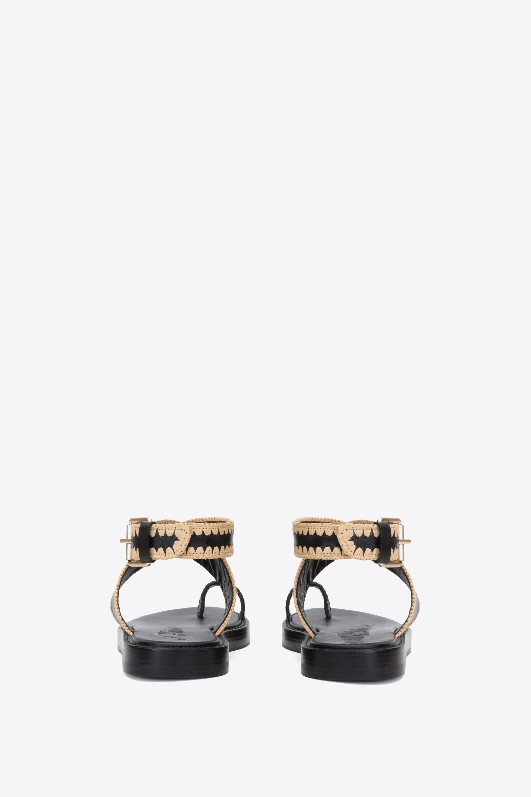 Naya Raffia Ankle Wrap Sandal - 3