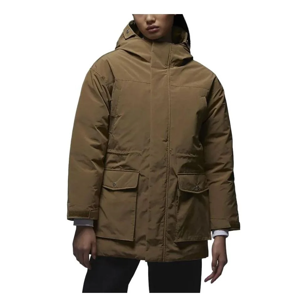 (WMNS) Air Jordan Down Parka 'Tan' FB5086-392 - 1