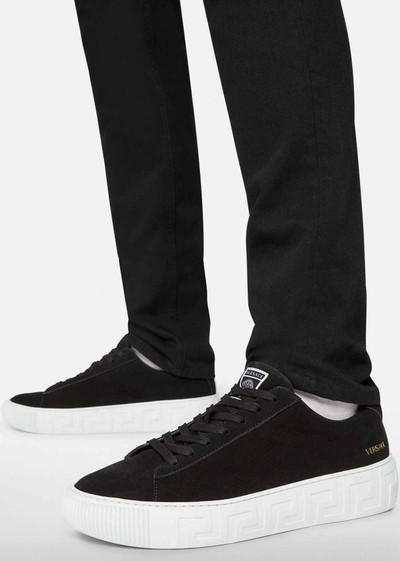 VERSACE Greca Suede Sneakers outlook