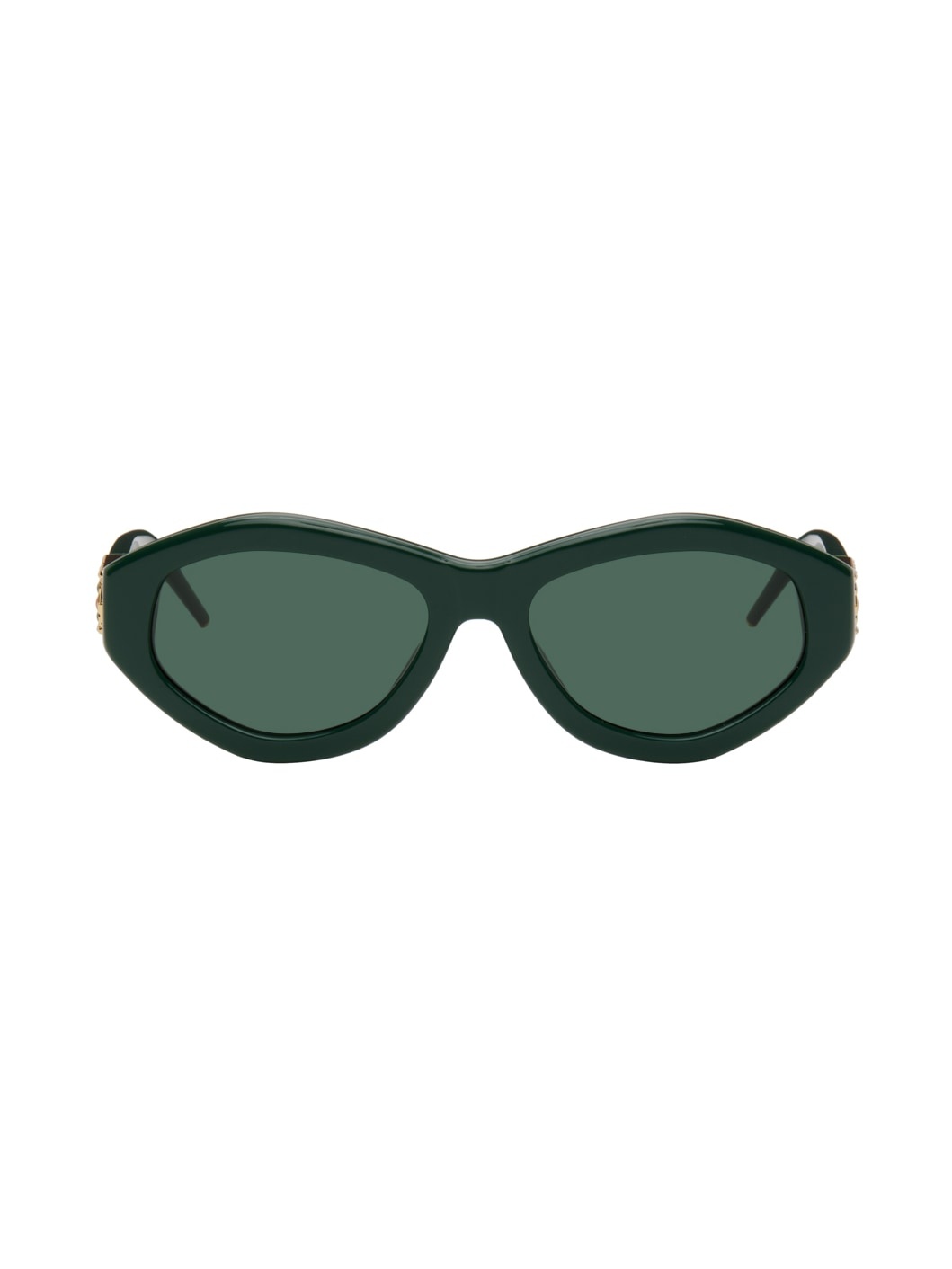 Green Monogram Plaque Sunglasses - 1