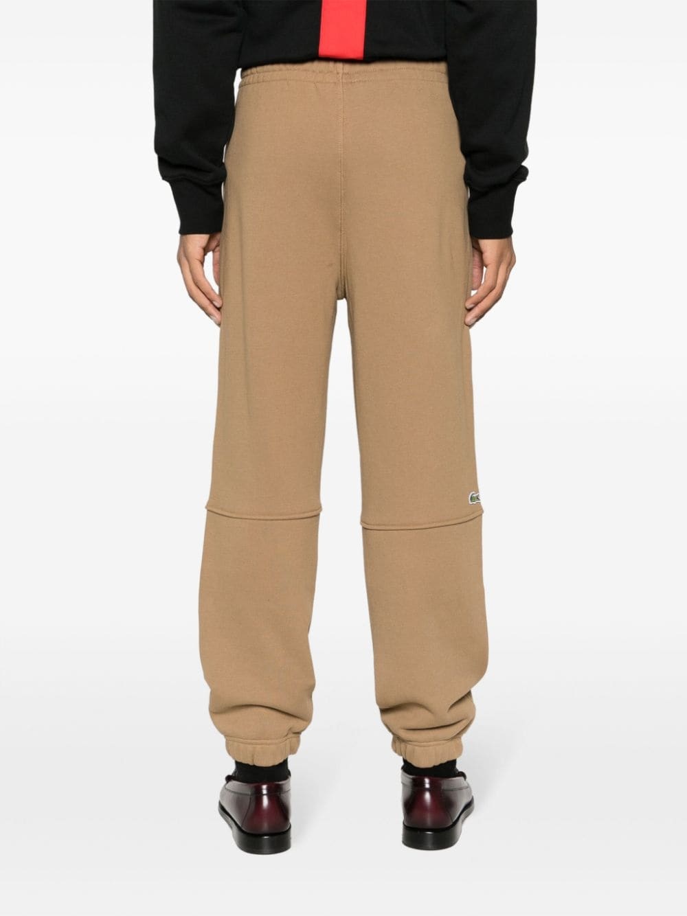 logo-patch cotton track pants - 5