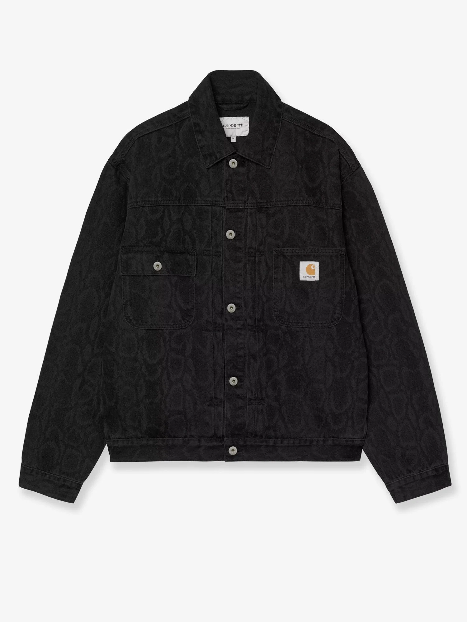 Carhartt WIP Belmar Black Denim Jacket - 1