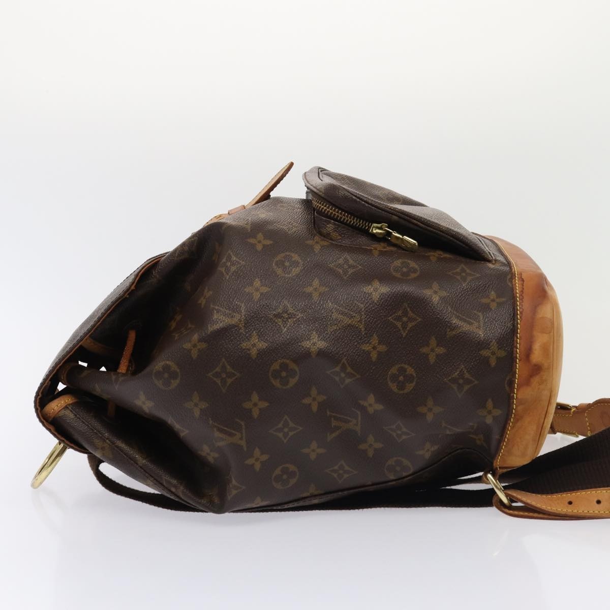 Louis Vuitton Monogram Montsouris GM M51135 LOUIS VUITTON Monogram Montsouris GM Backpack M51135 LV Auth  main image 2