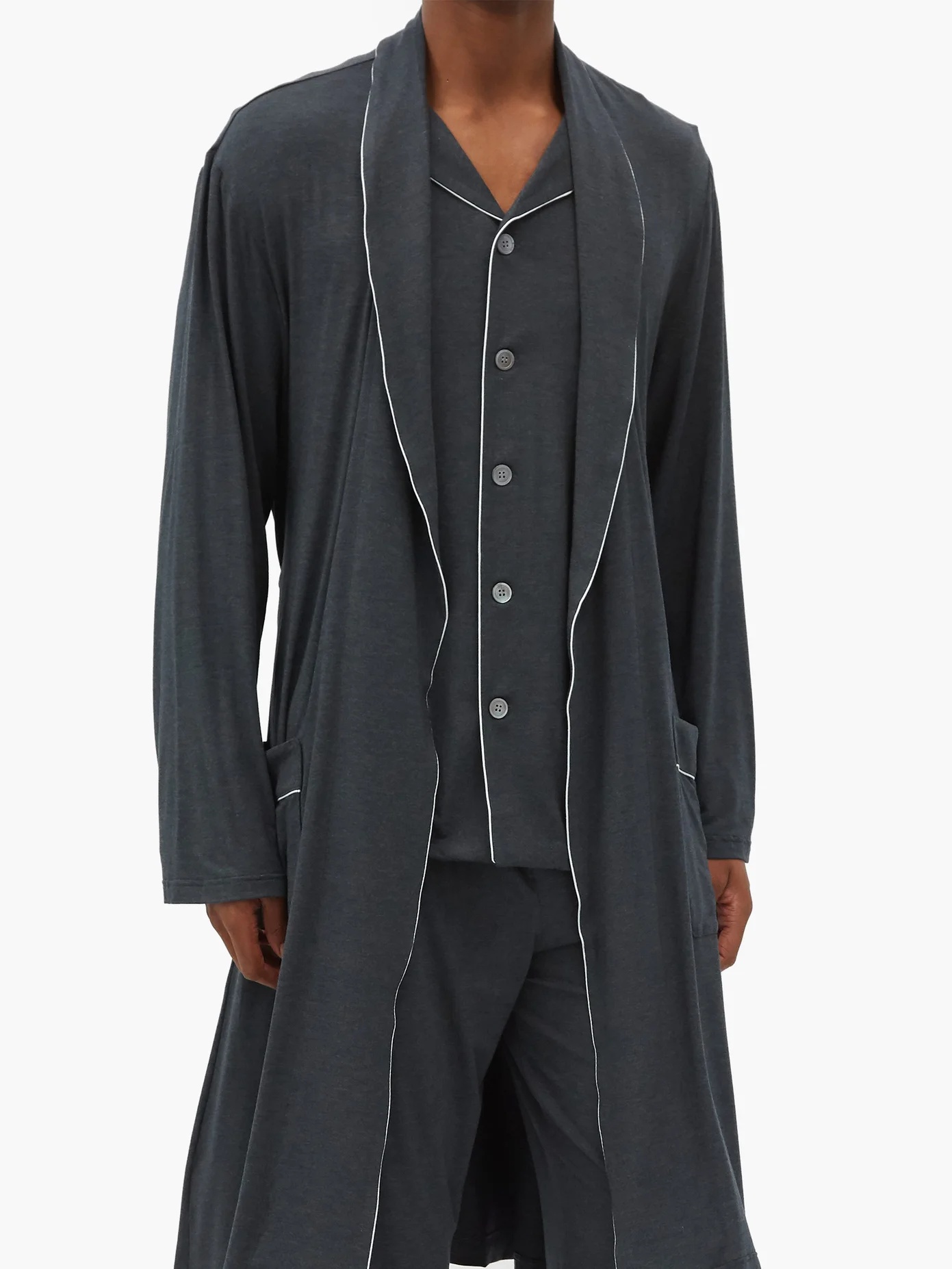 Marlowe stretch-jersey robe - 2