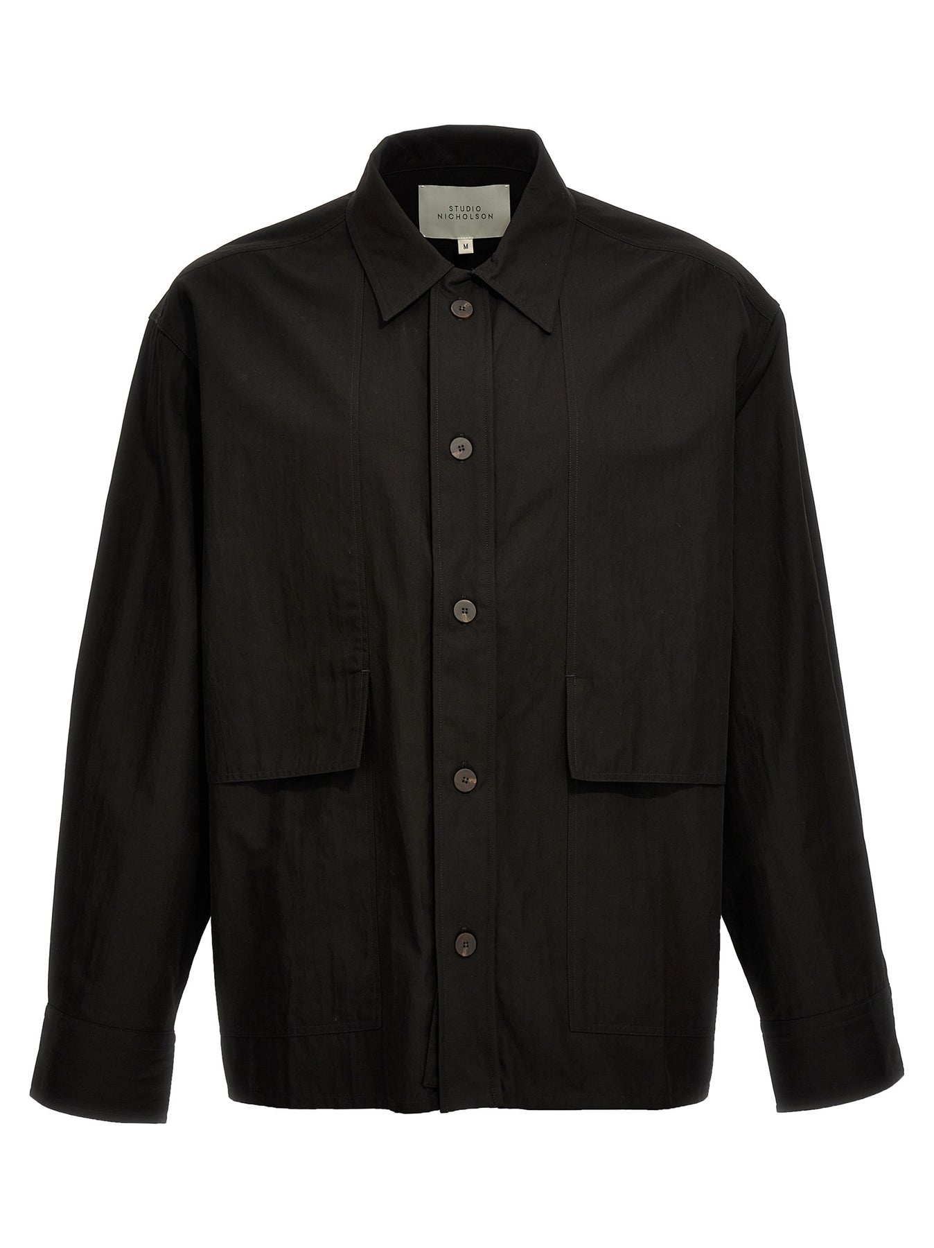 Military Shirt, Blouse Black - 1