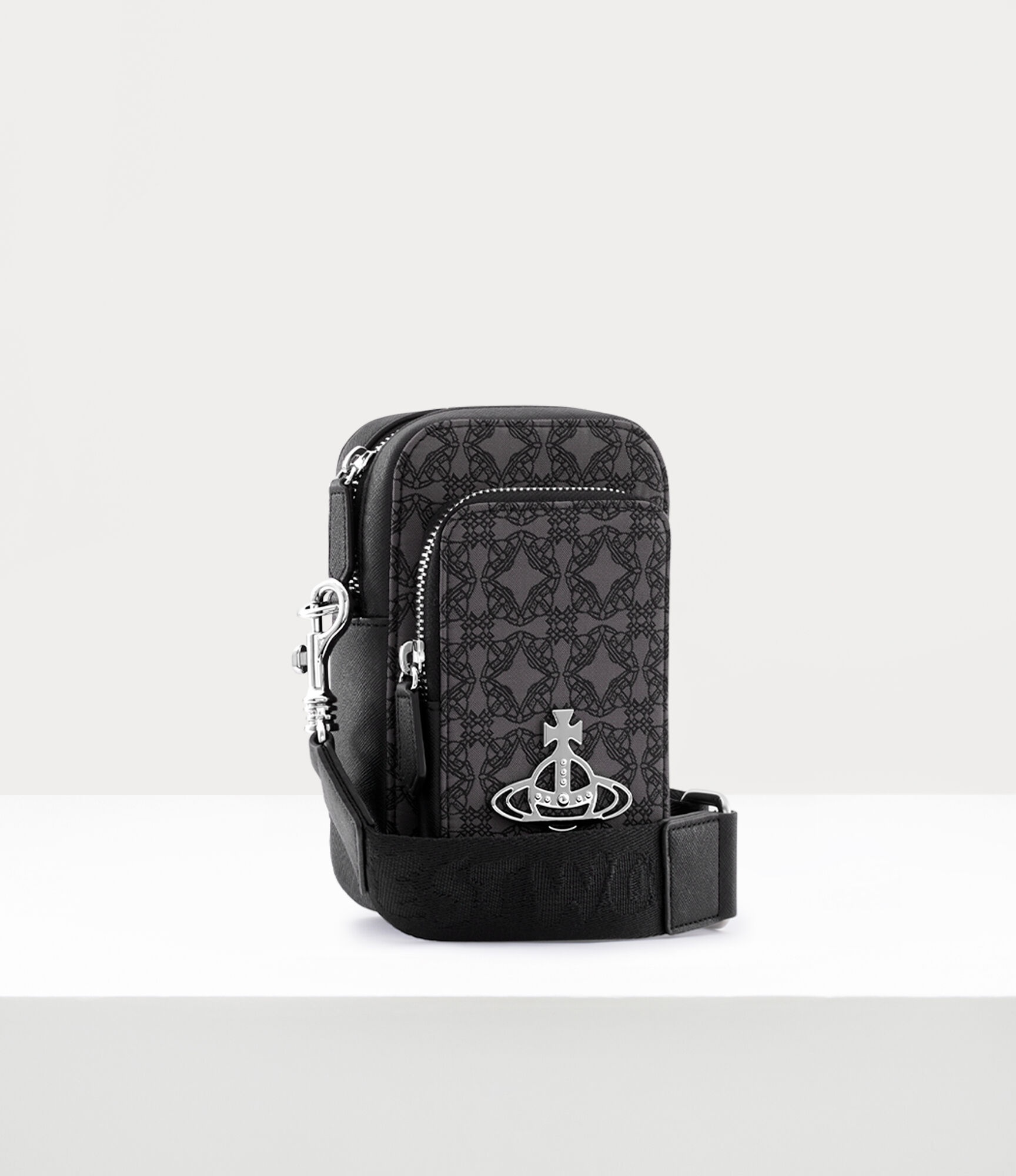 RE-JACQUARD ORBORAMA PHONE CROSSBODY BAG - 3