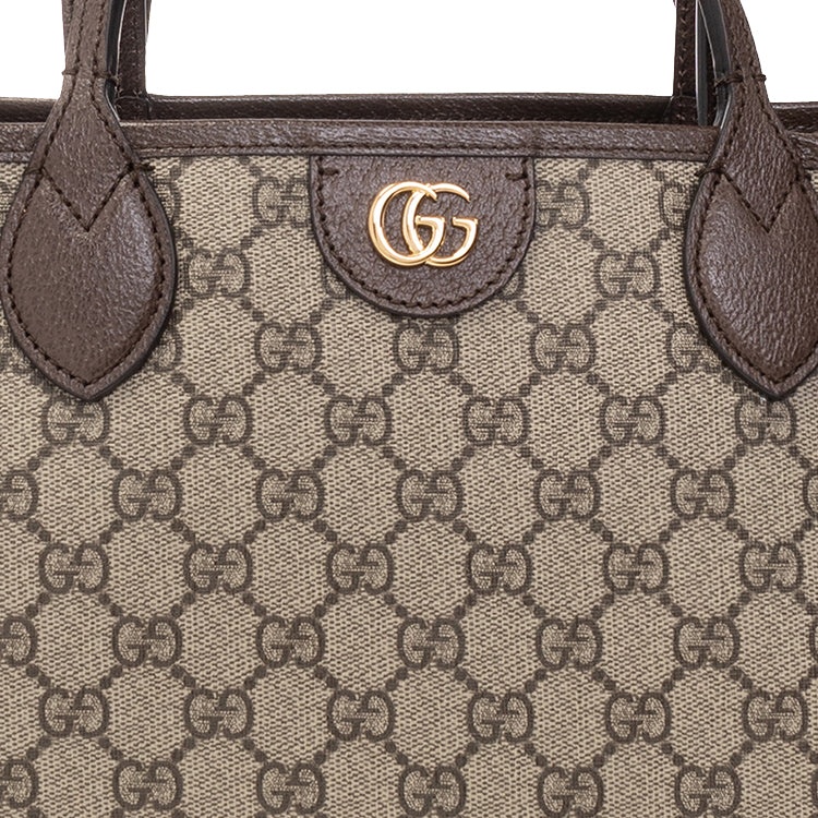 (WMNS) Gucci Ophidia Medium Tote Bag 'Beige Ebony' 739730-K9GSG-8358 - 5