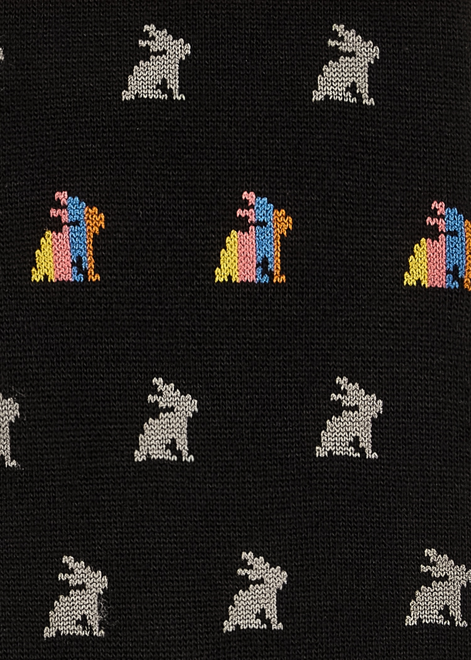 Black 'Rabbit' Socks - 3