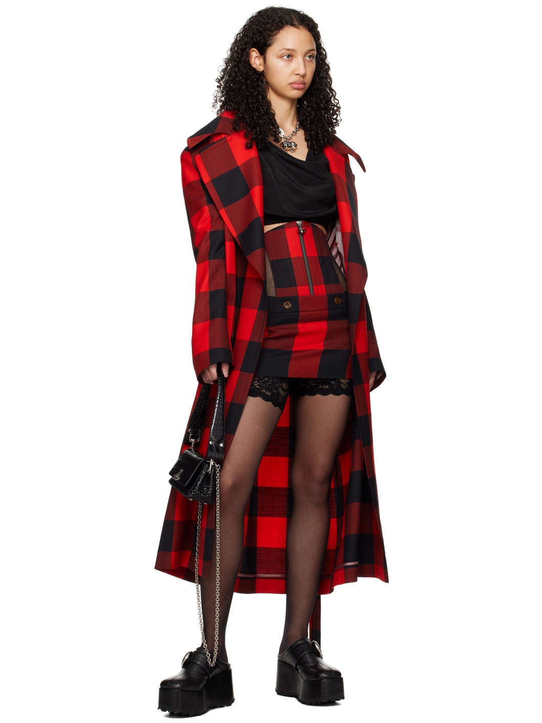Red Paulina Coat - 4