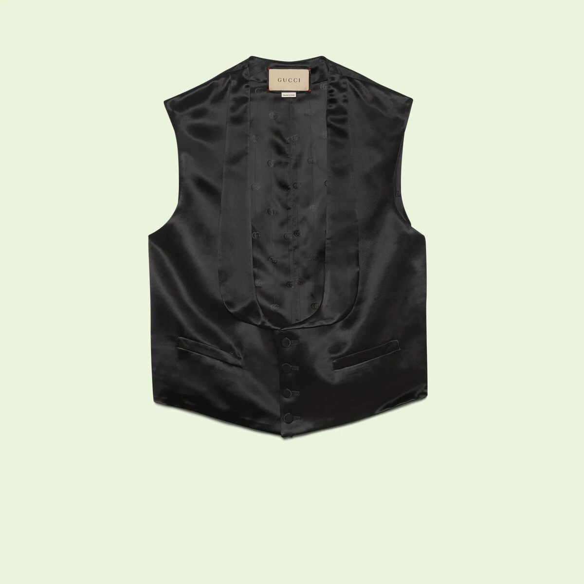 Satin formal vest - 1