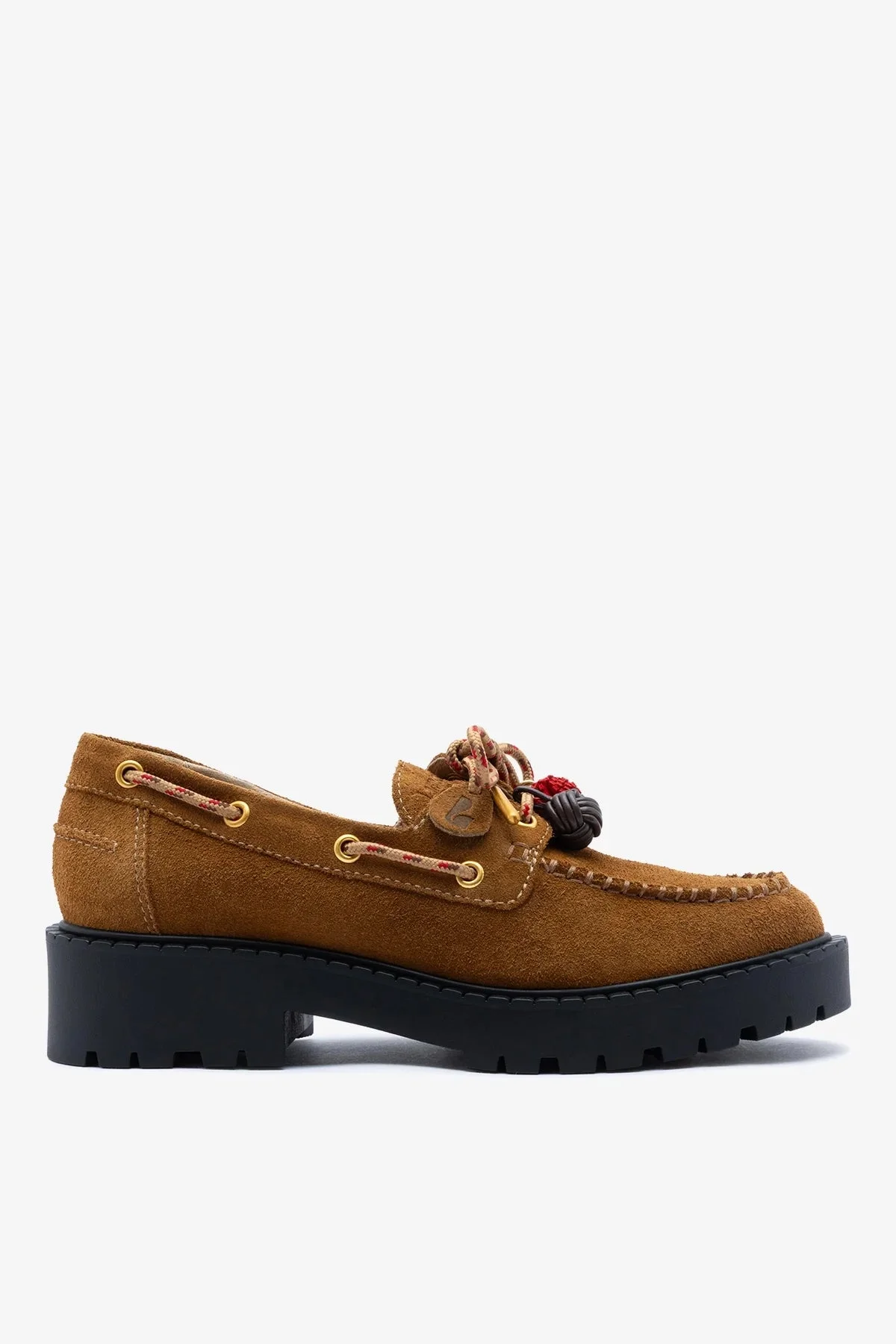 Cyprus Lugsole Loafer Russet Suede - 1