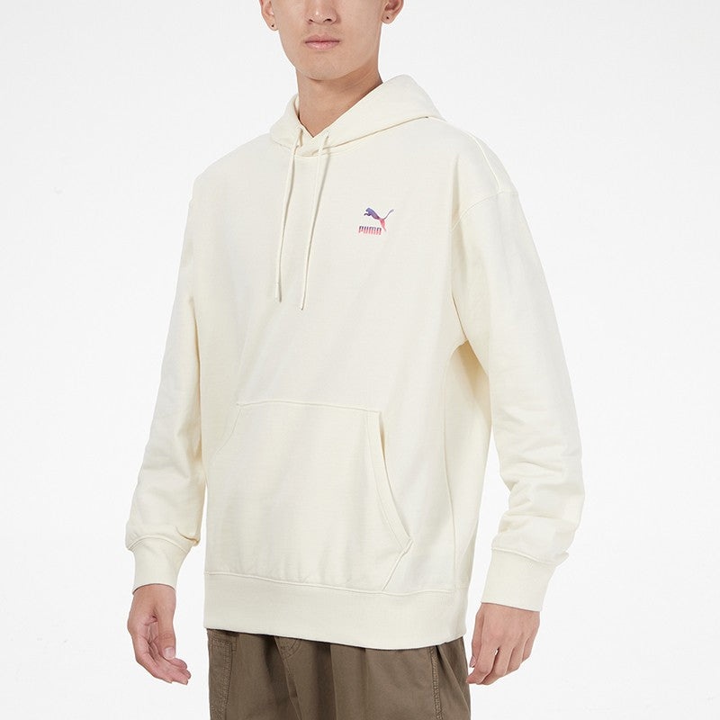 PUMA Logo Hoodie 'Cream' 534443-73 - 5