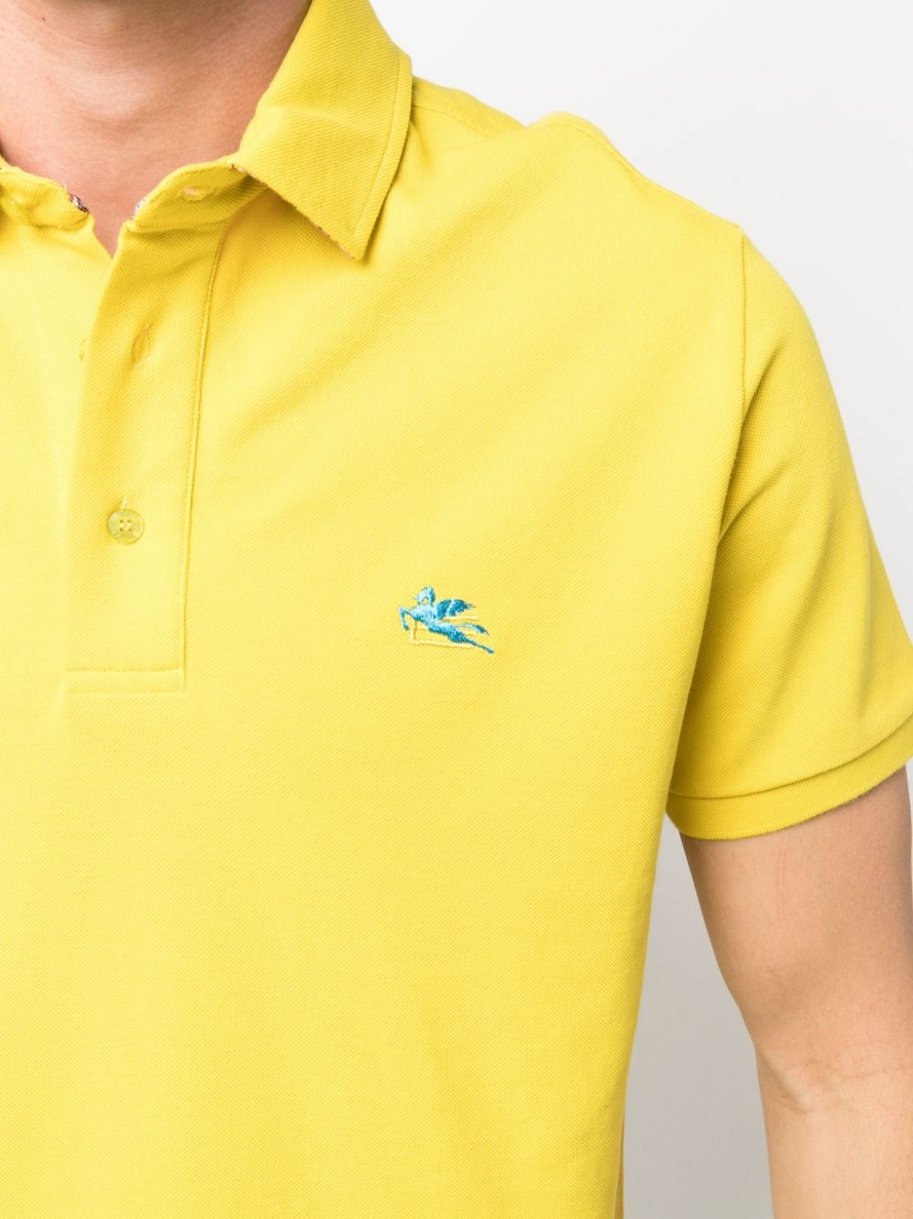 embroidered-Pegaso polo shirt - 5