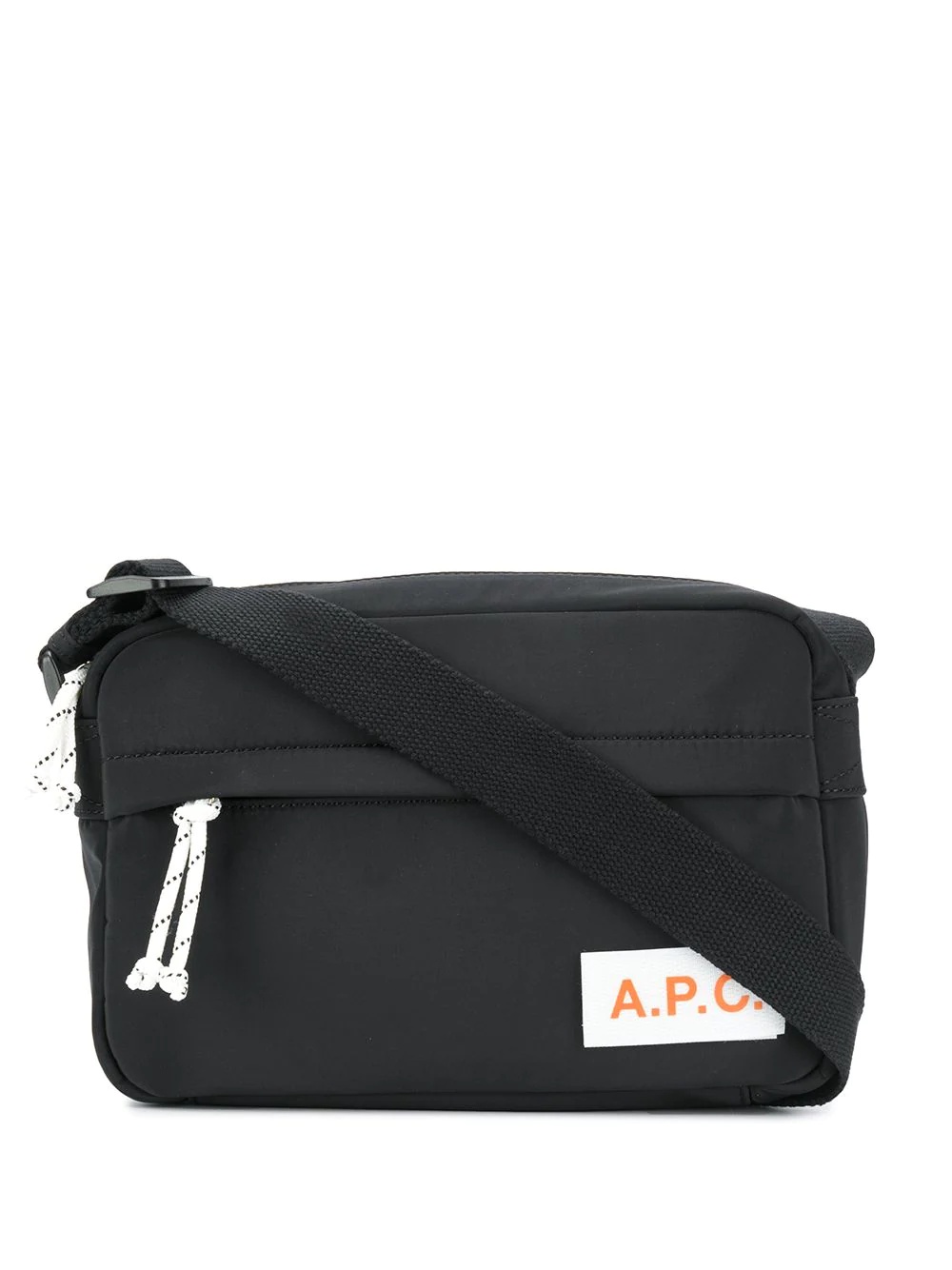 logo patch shoulder bag - 1