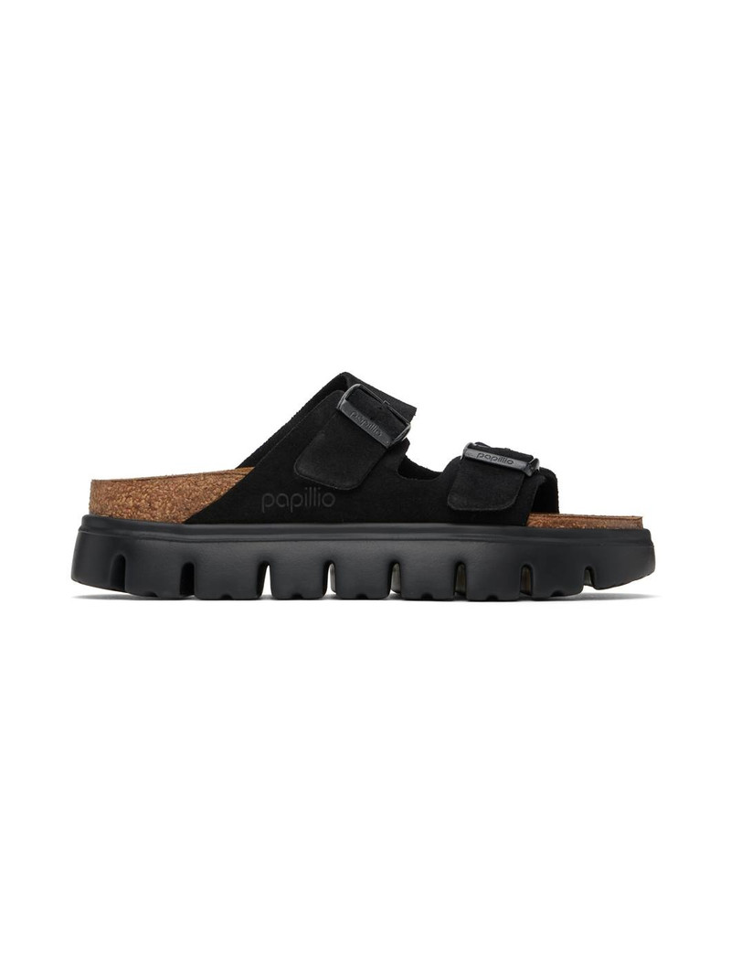 Black Narrow Papillio Arizona Platform Sandals 1