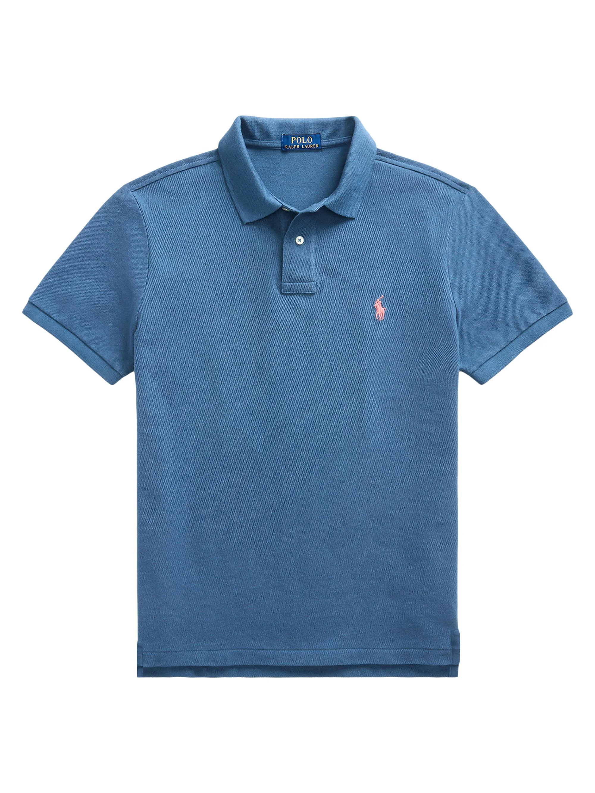 Men's Basic Mesh Polo Shirt - Clancy Blue - 1