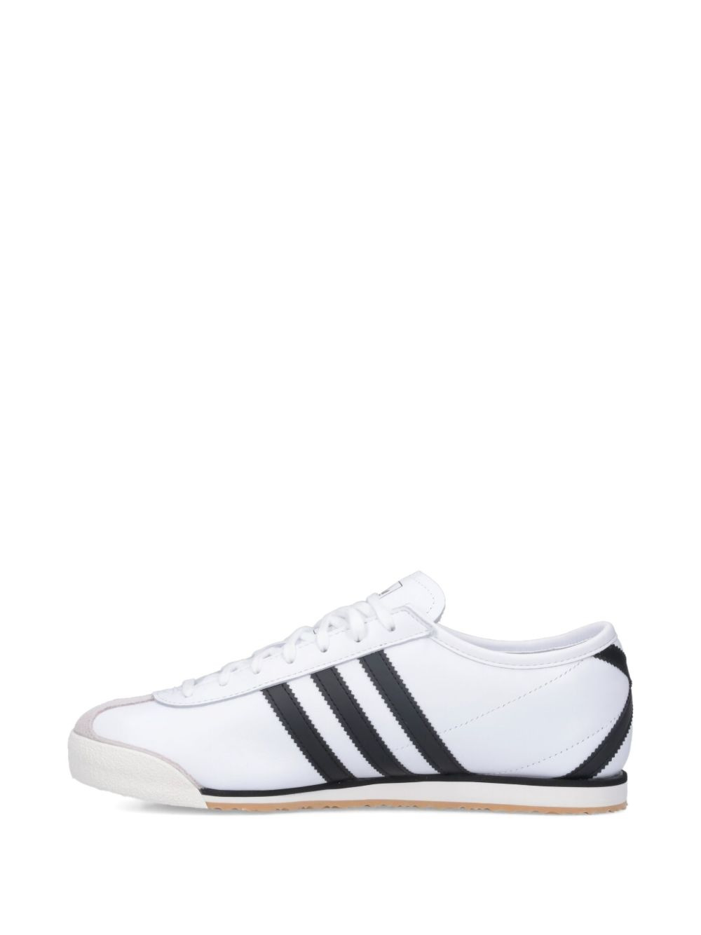 70s italian three-stripe leather sneakers - 5