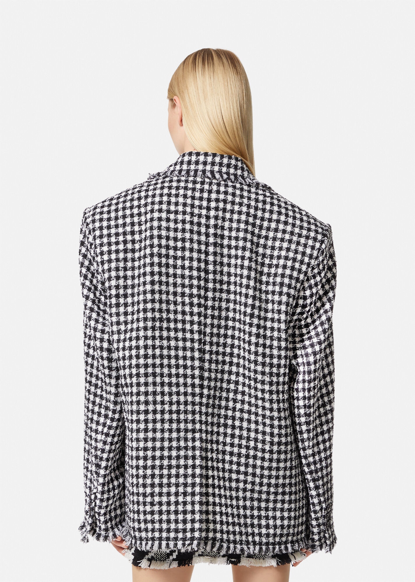 Frayed Tweed Blazer - 4