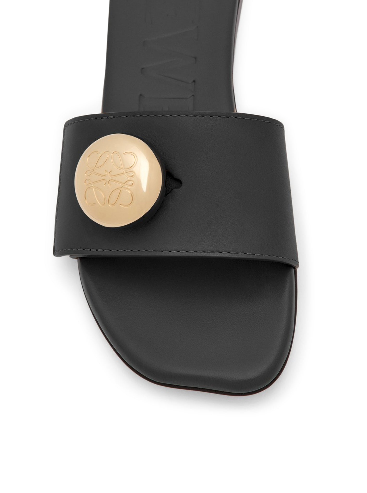 PEBBLE CALFSKIN SLIDE - 5