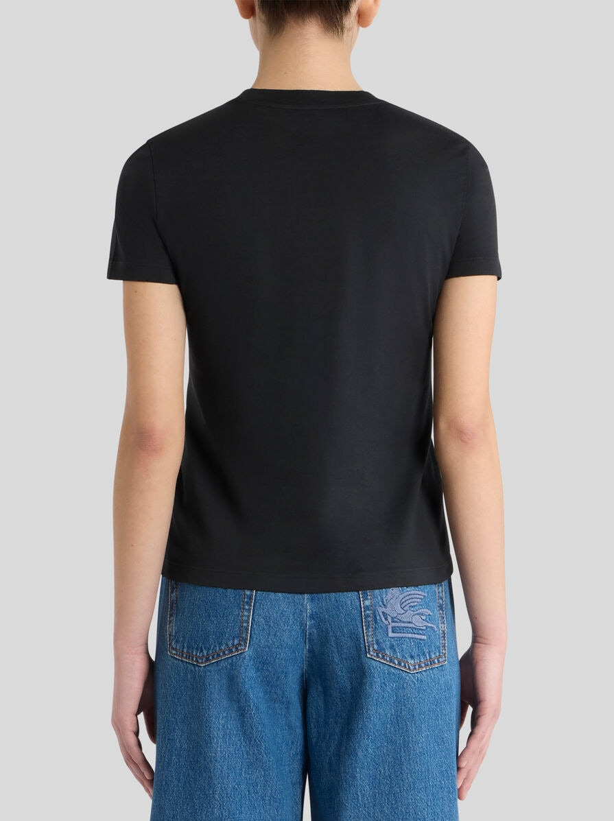 JERSEY T-SHIRT WITH FLOWER PRINT - 4