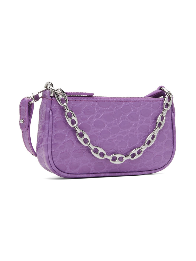 Purple Croc Rachel Mini Bag 2