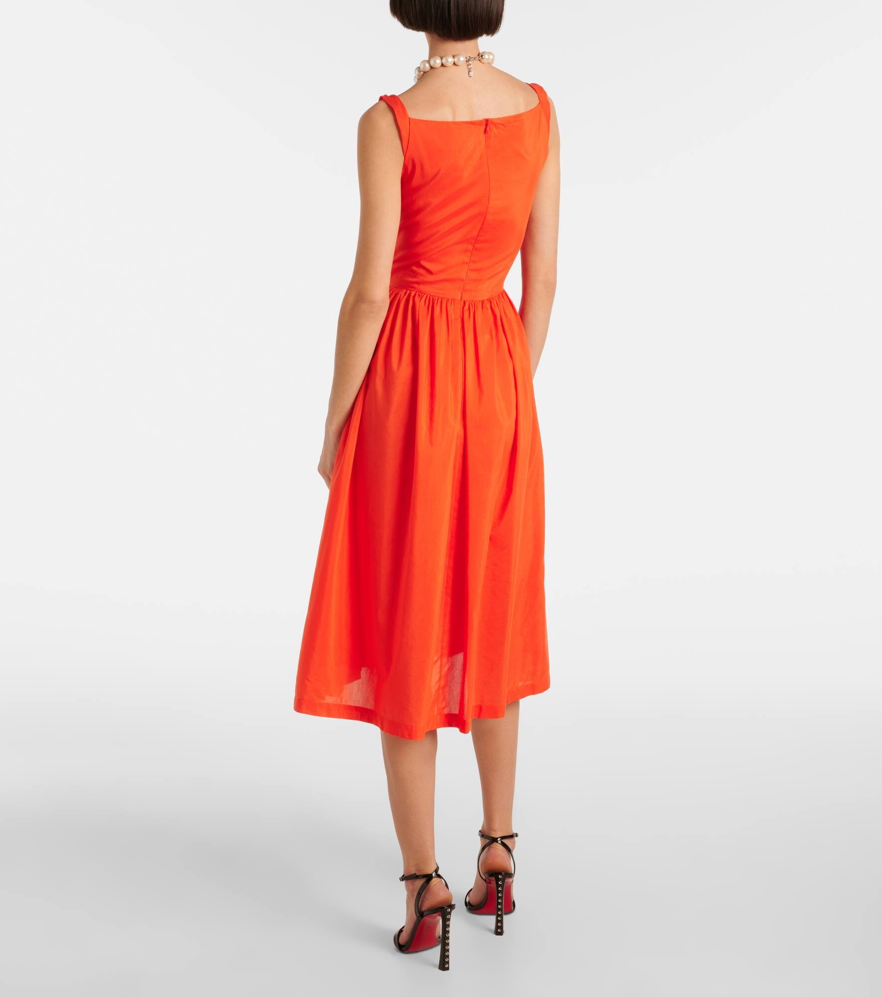 Sunday cotton and silk midi dress - 3