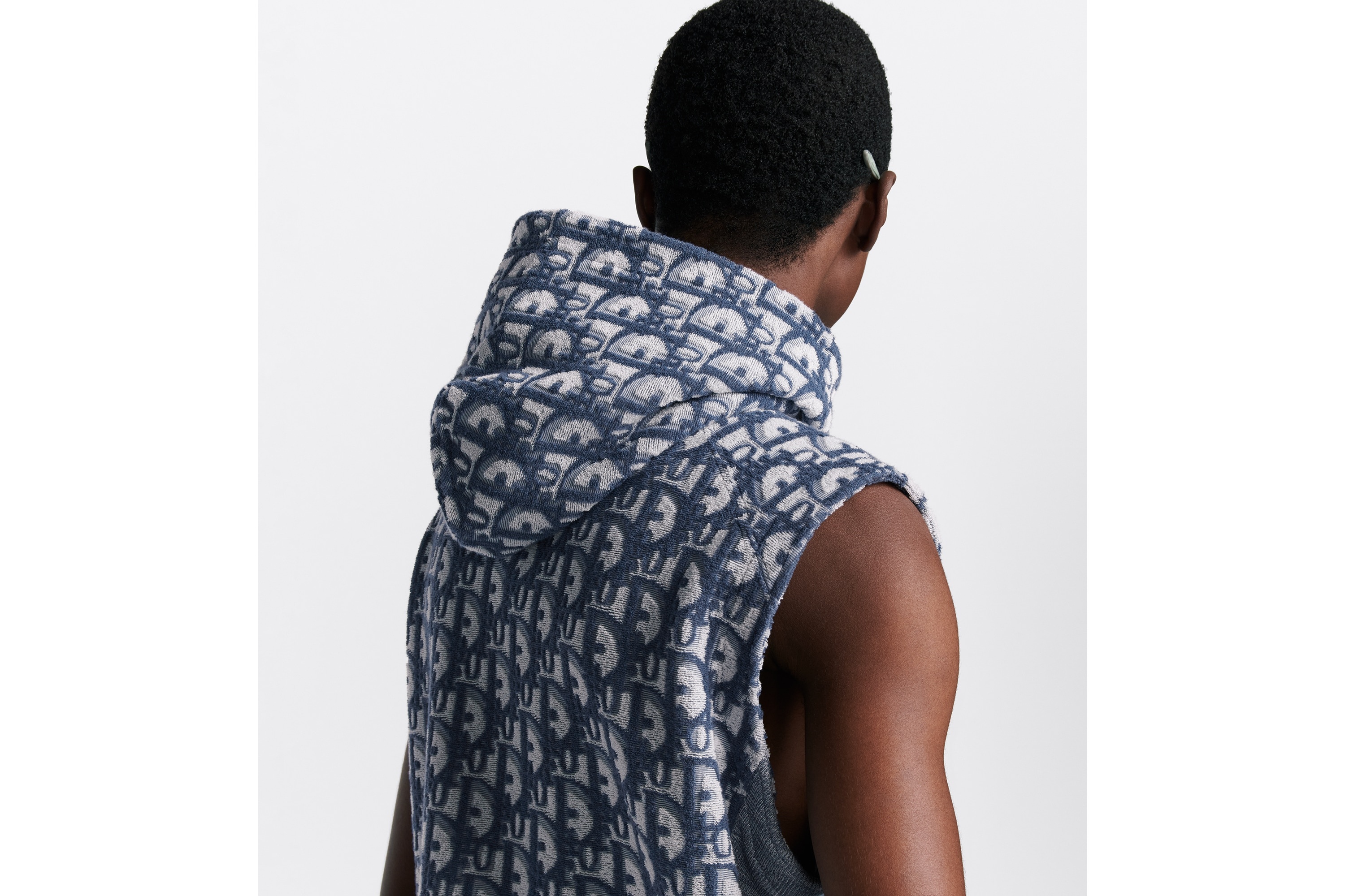 Dior Oblique Sleeveless Hooded Sweatshirt - 4