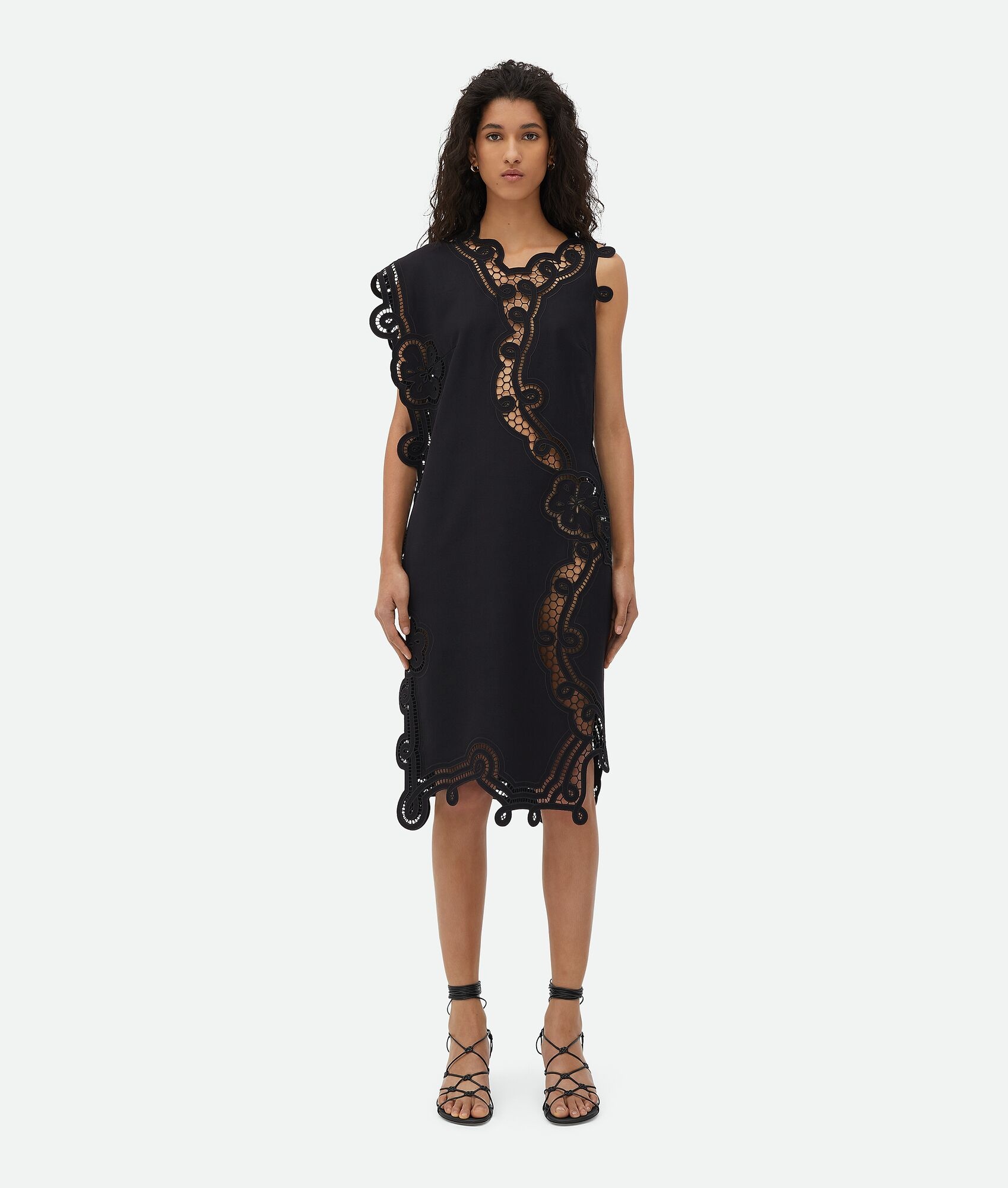 Viscose And Silk Dress - 4