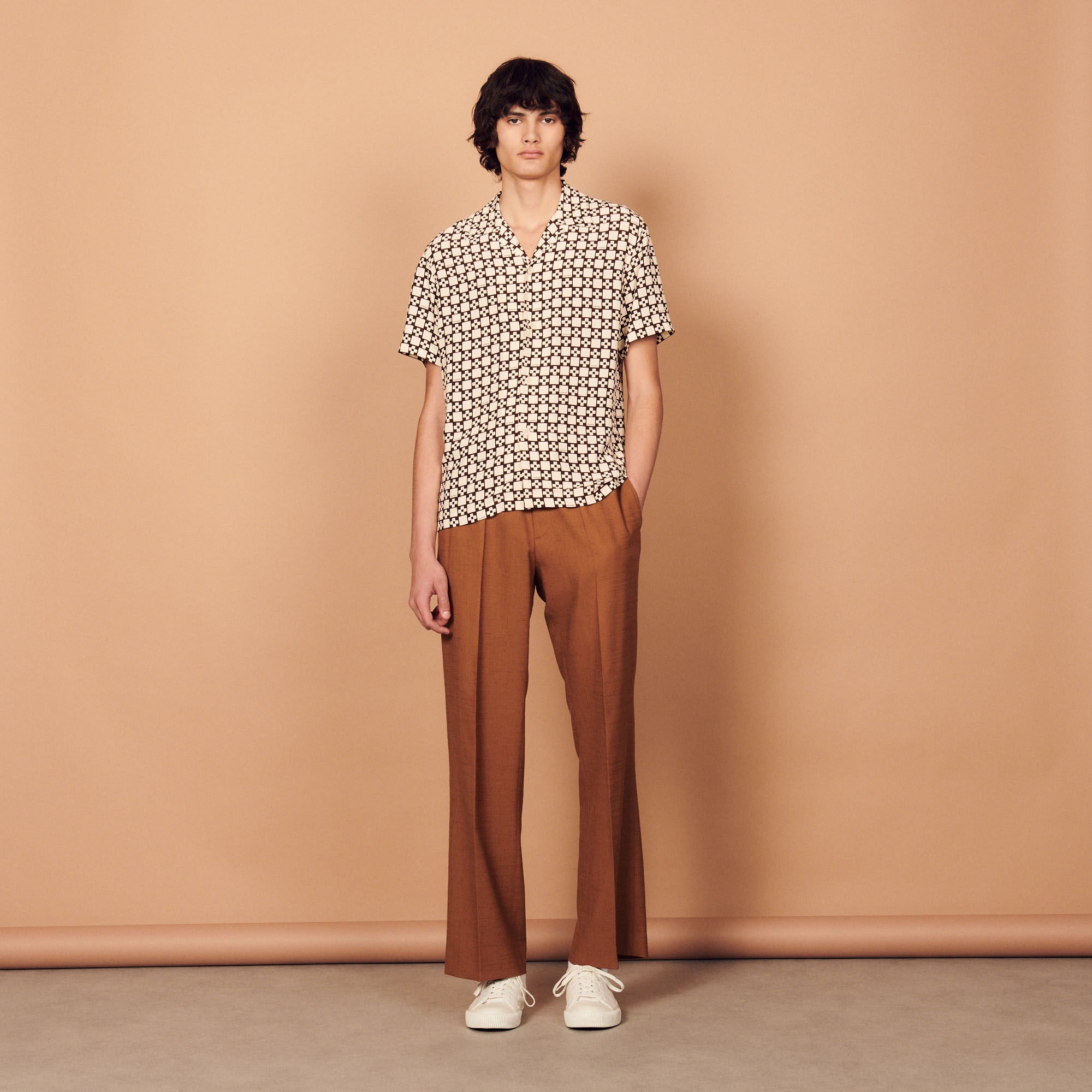 Printed flowing shirt - 6