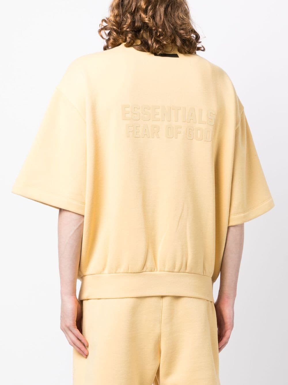 drop-shoulder half-zip shirt - 6