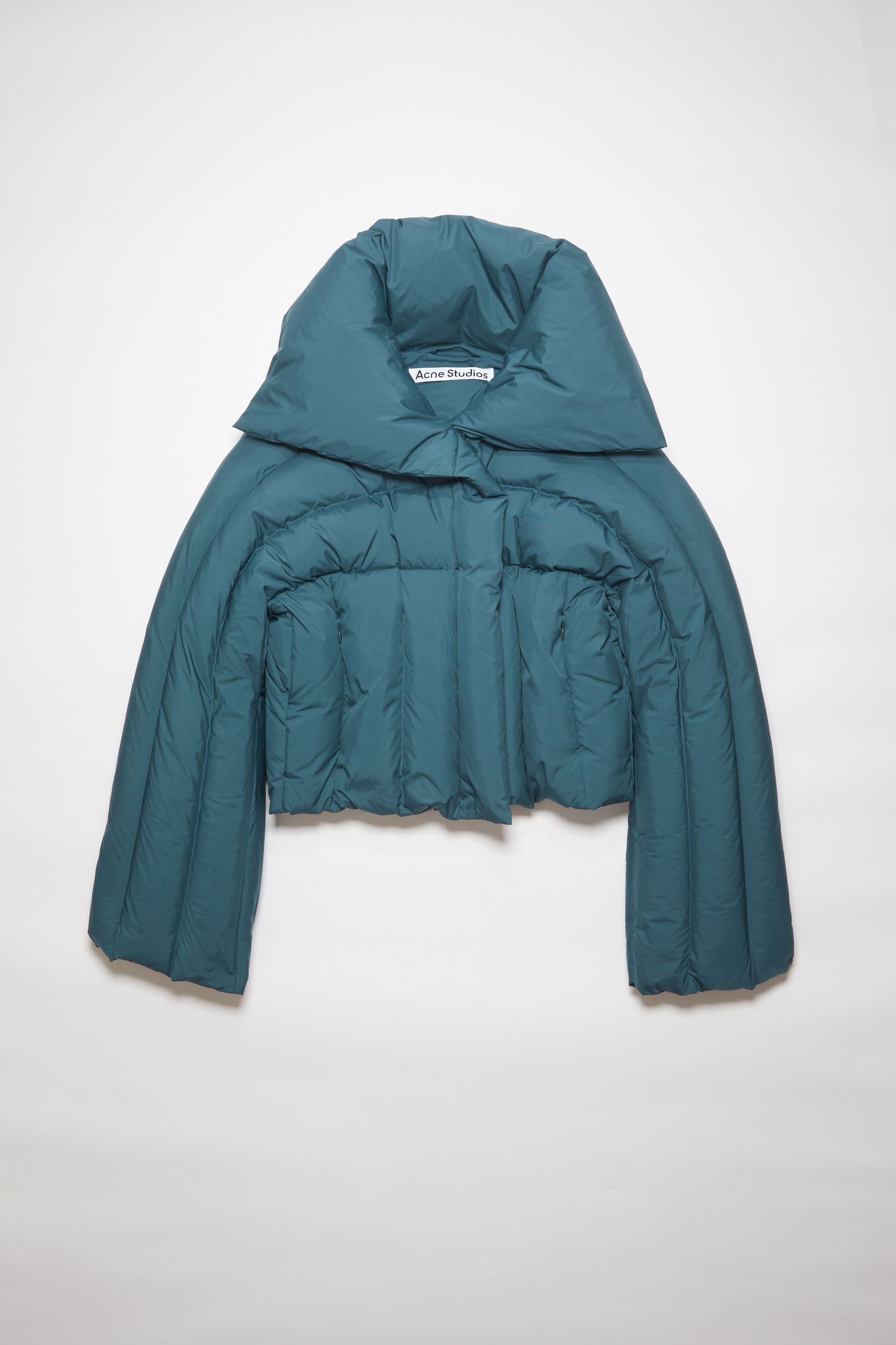 Puffer jacket - Petrol blue - 1