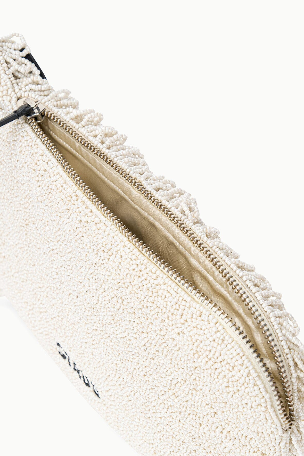 STAUD DOLLY BEADED CLUTCH IVORY - 6