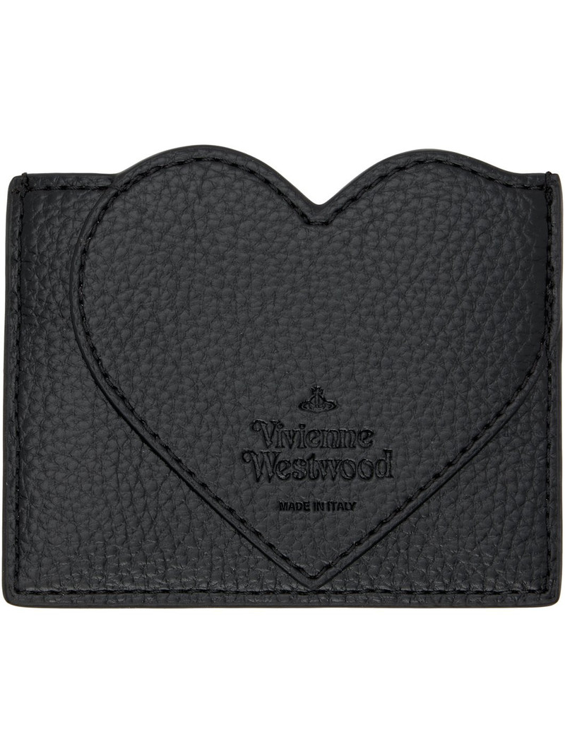 Vivienne Westwood Black Heart Card Holder outlook